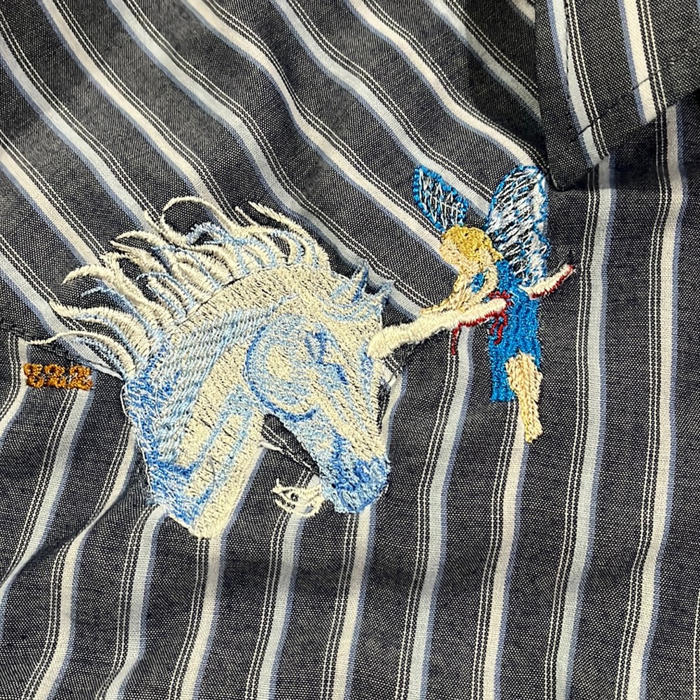Western wear with unicorns and fairies